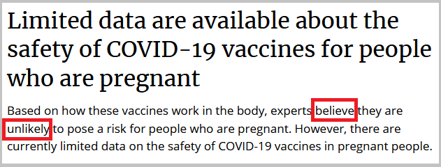covid vaksine gravide kvinner