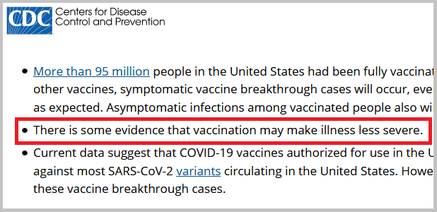 cdc vaksine vilkår