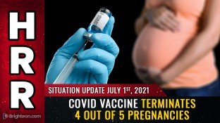 DEPOPULATION ALERT: | Shocking new study reveals covid vaccine TERMINATES 4 out of 5 pregnancies via “spontaneous abortions”