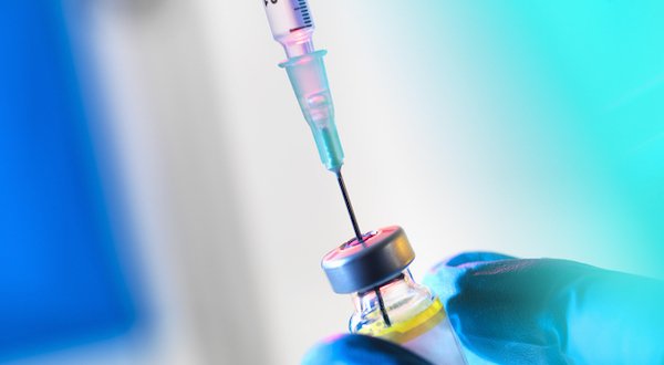 vaccine needle and syringe